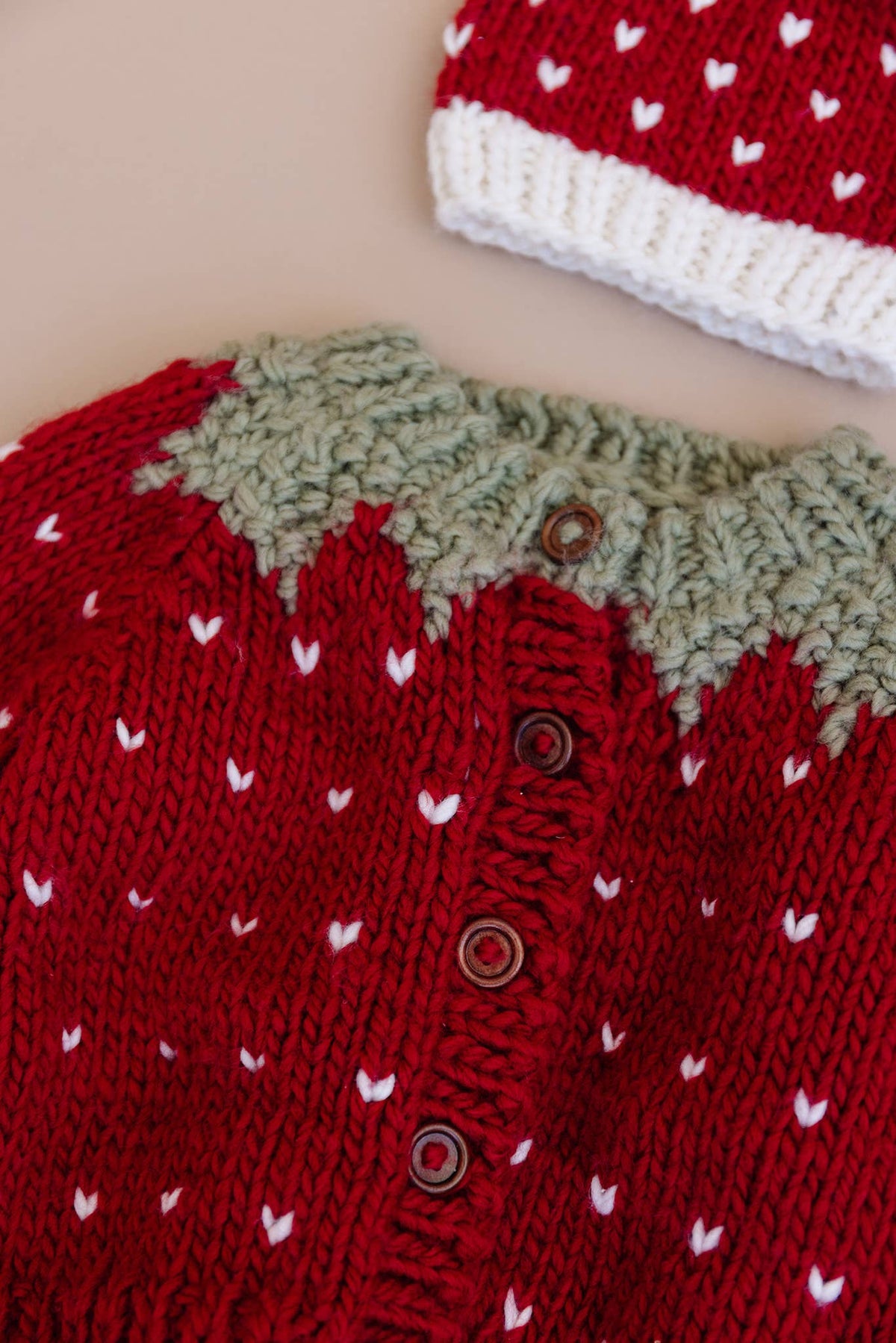 Strawberry Cardigan 3-4 years