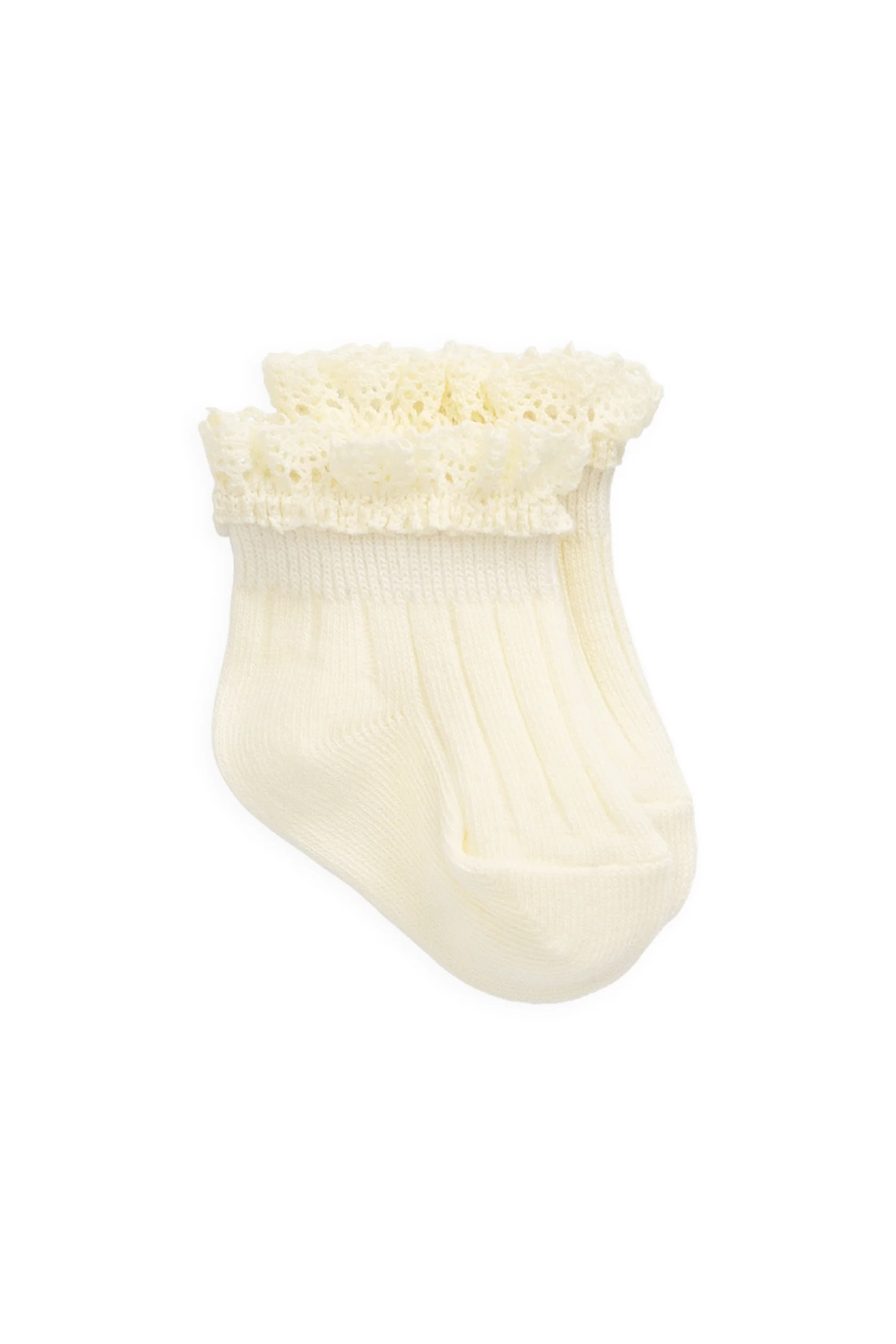 Emily Ankle Sock - Parchment