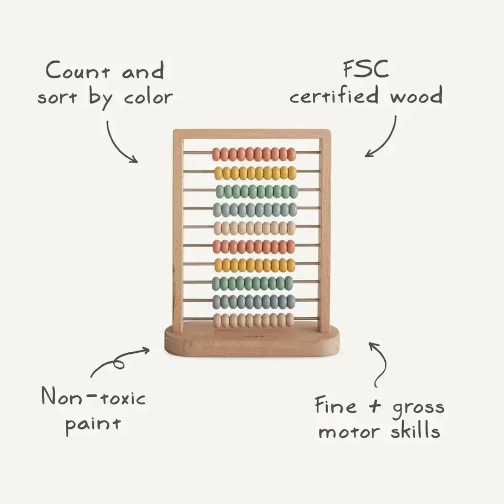 Mushie Wooden Abacus