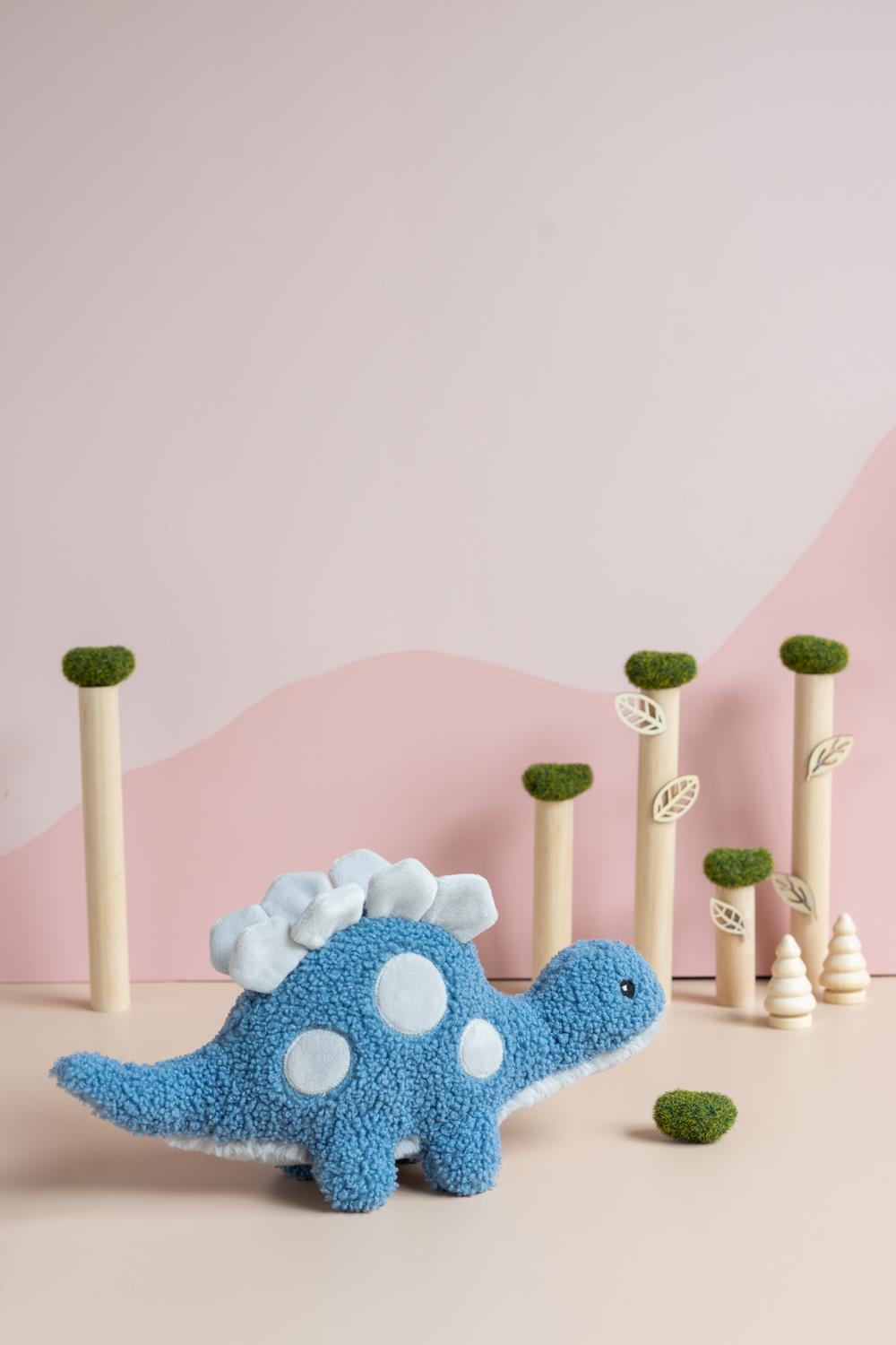 Stu the Stegosaurus Blue