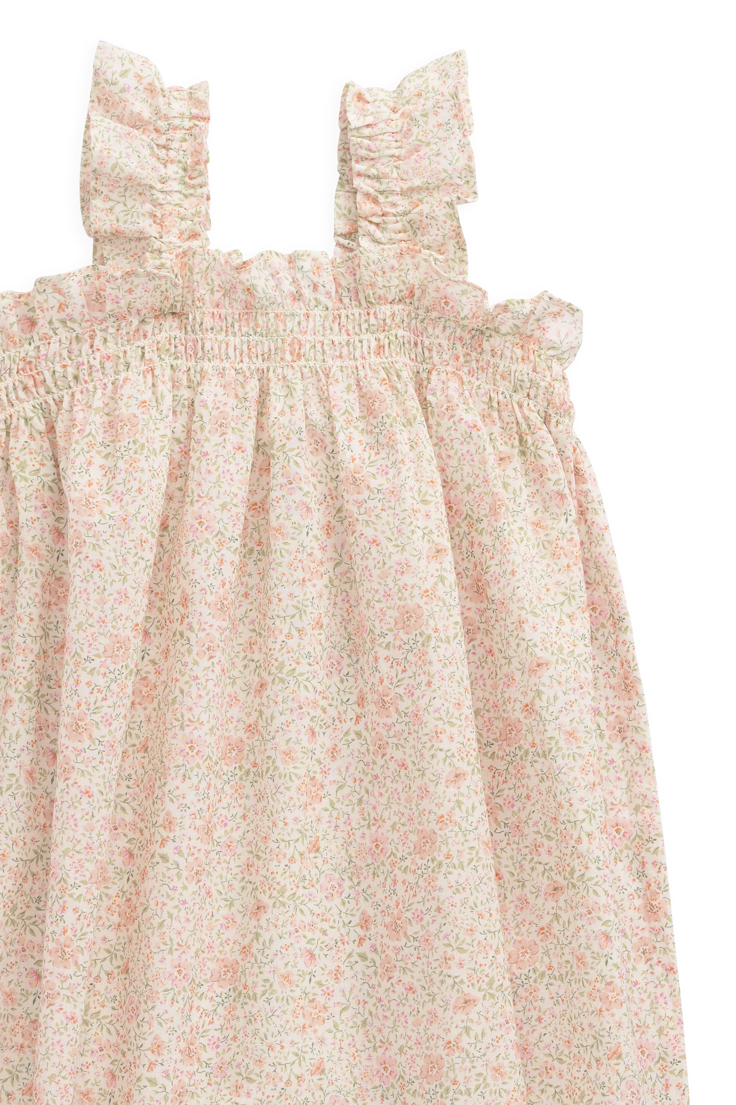 Organic Cotton Catalina Playsuit - Flora Pink