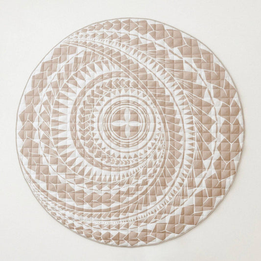 Pacific Island Inspired Playmat I Tan