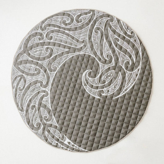 Māori Inspired Playmat | Olive