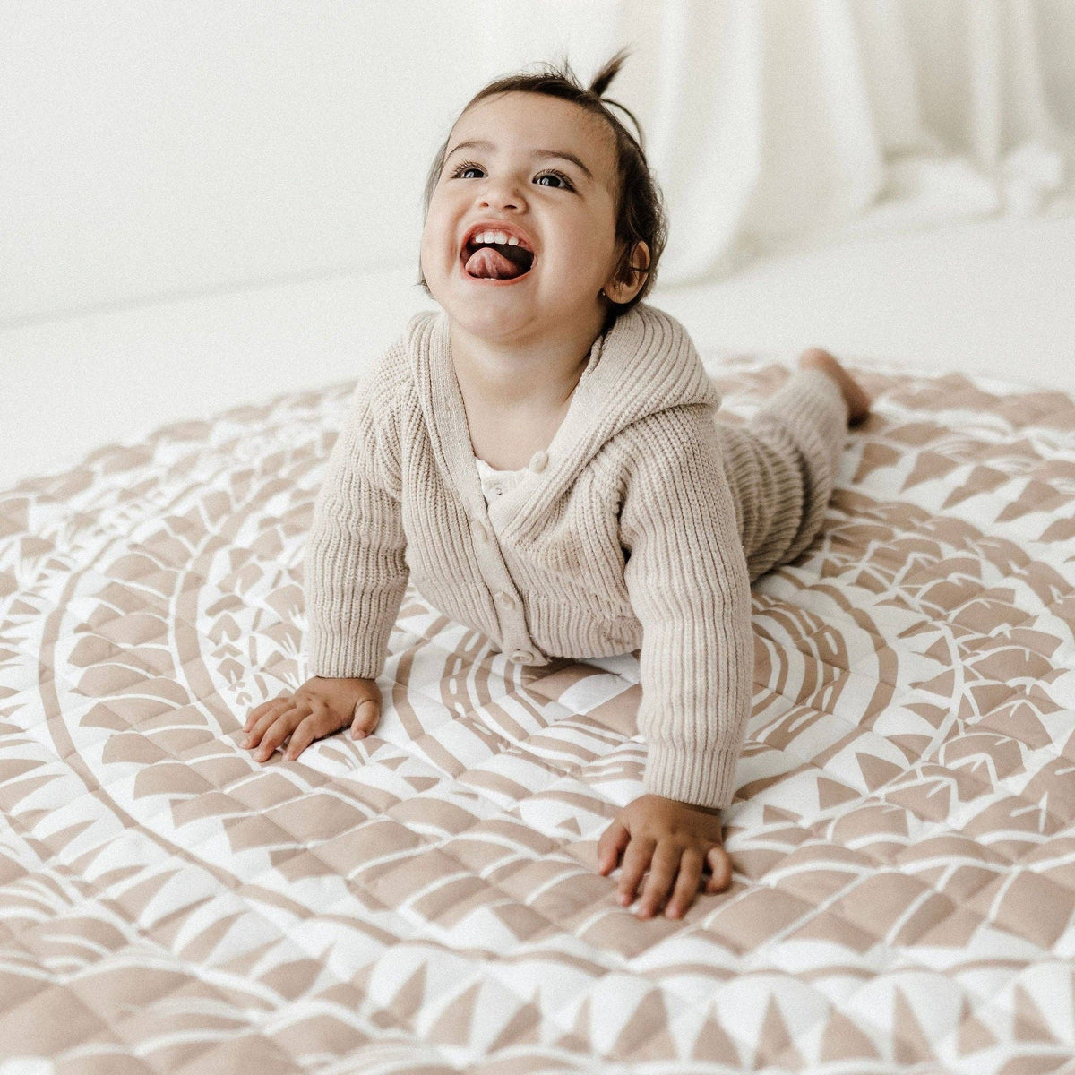 Pacific Island Inspired Playmat I Tan