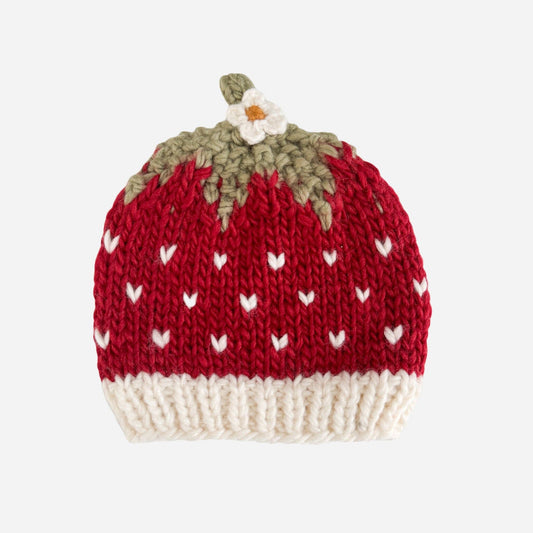Strawberry Beanie  2-5y