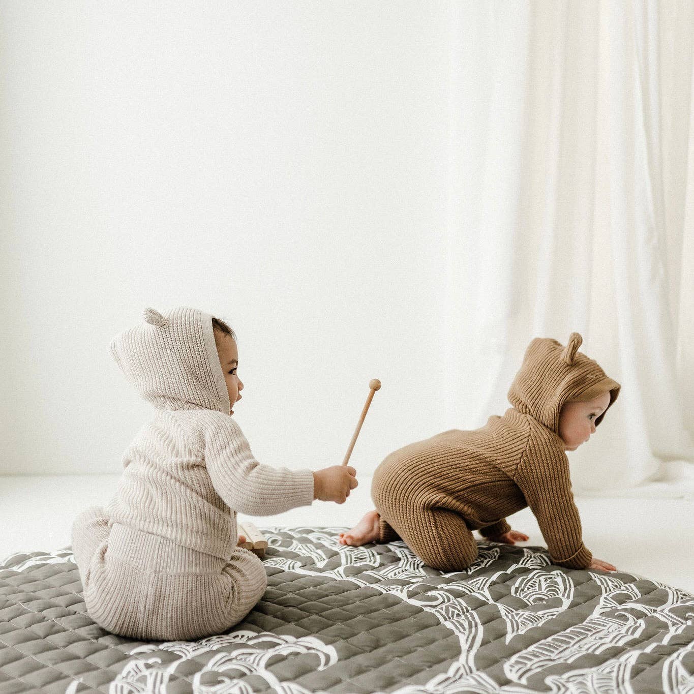 Māori Inspired Playmat | Olive