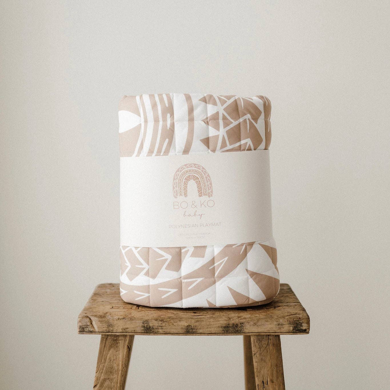 Pacific Island Inspired Playmat I Tan