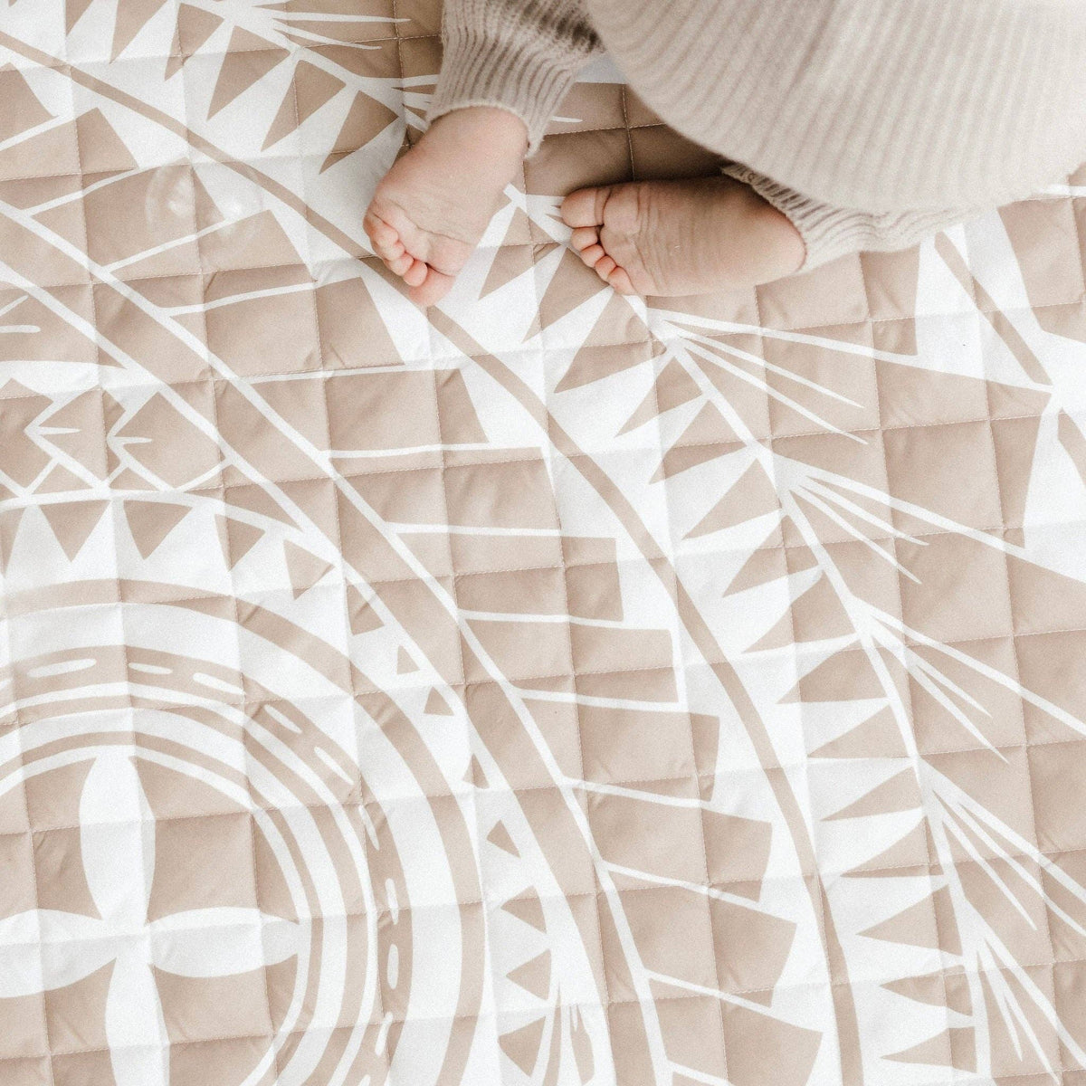 Pacific Island Inspired Playmat I Tan
