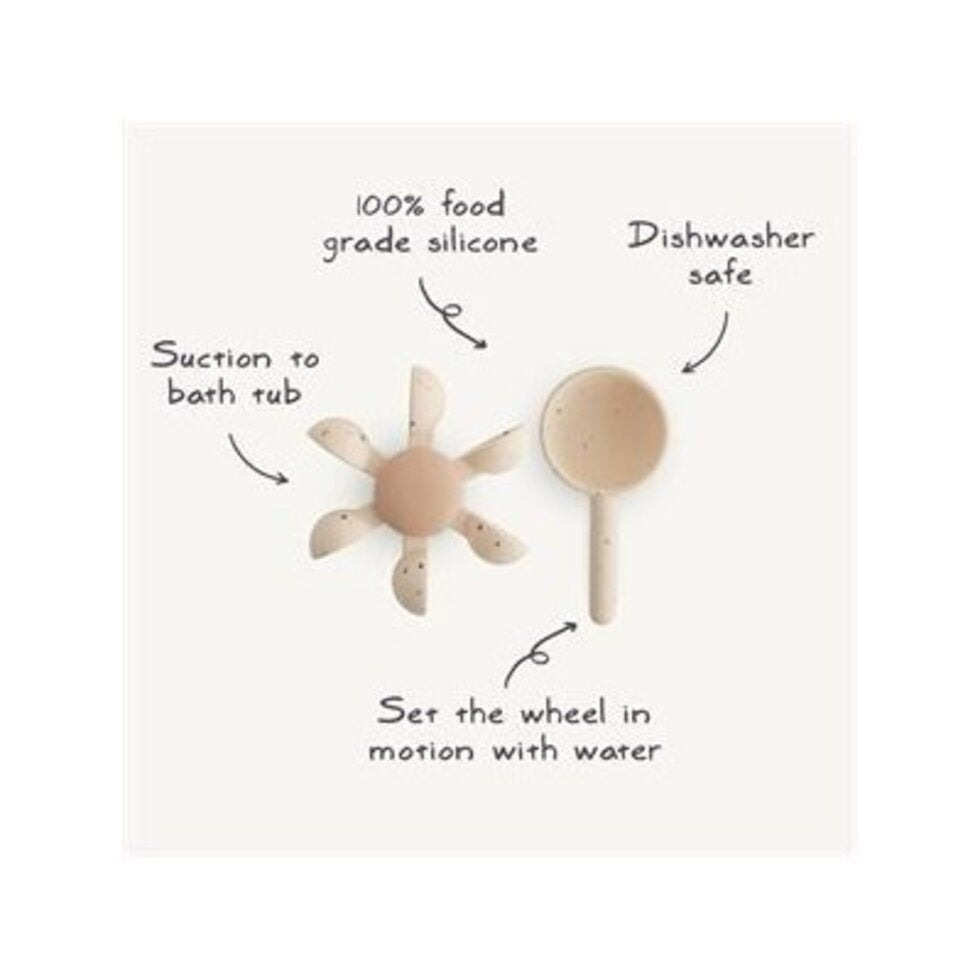 Mushie Bath Play Set - Water Wheel