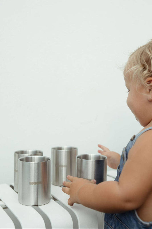 Pure Steel Cup x 4: Stainless steel