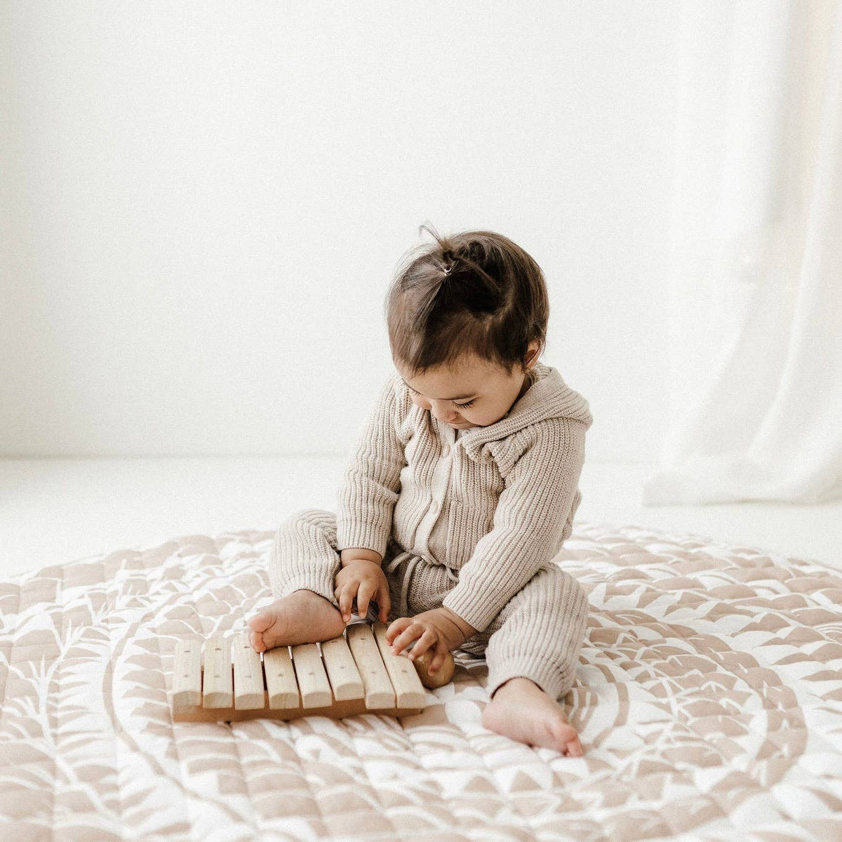 Pacific Island Inspired Playmat I Tan