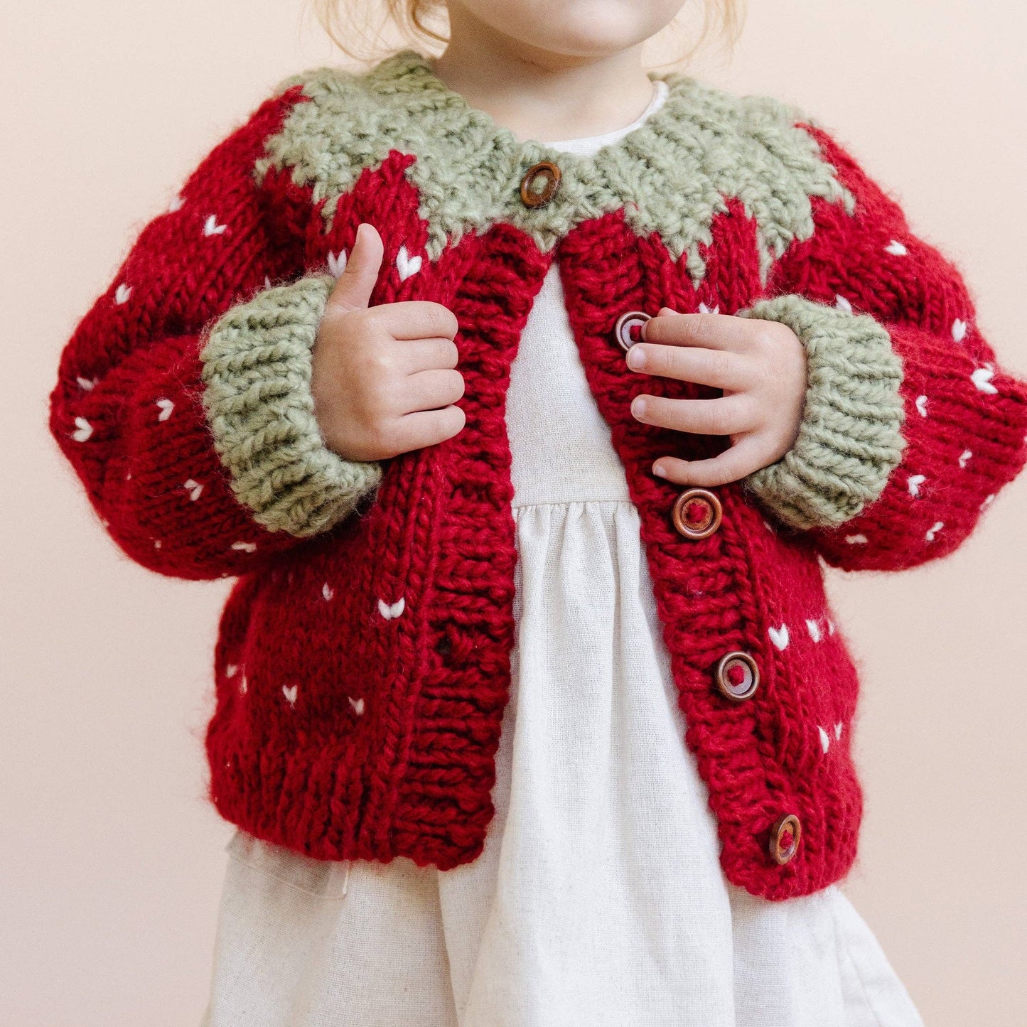 Strawberry Cardigan Baby 6-12 months