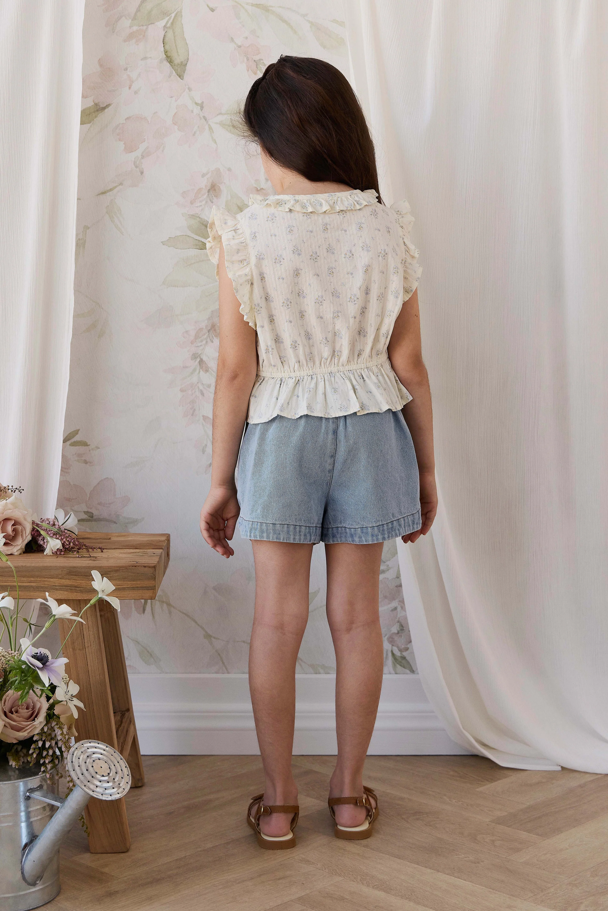 Jardine Short - Light Wash