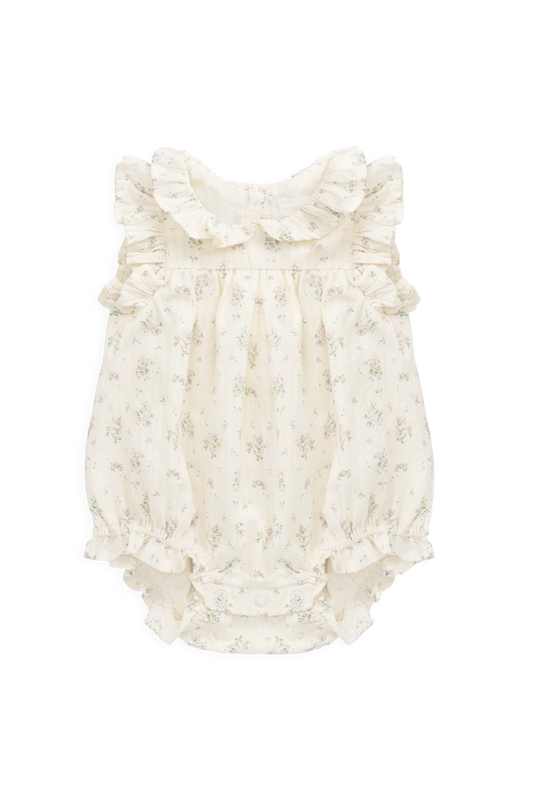 Organic Cotton Miley Playsuit - Justine Orchid