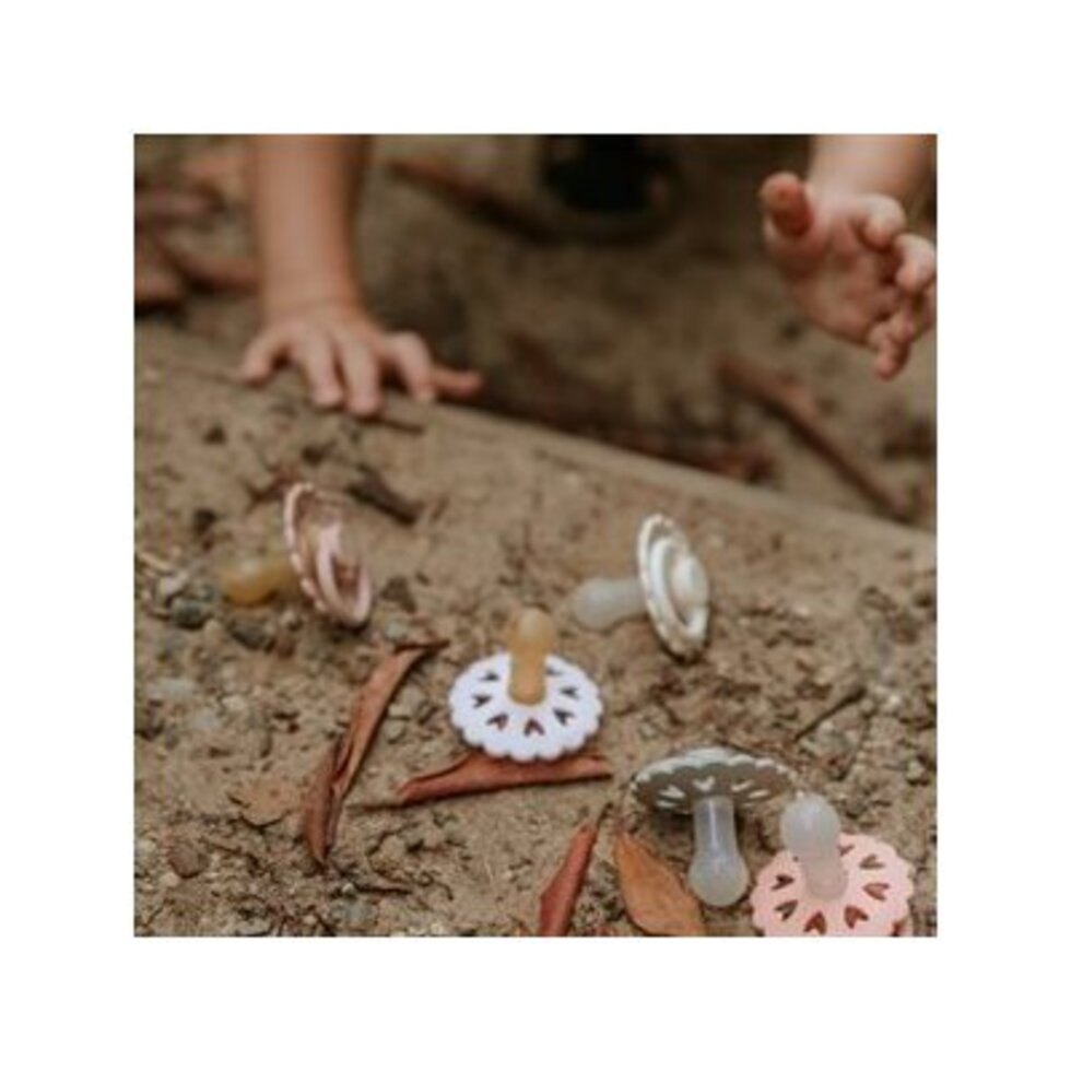 FRIGG 6-Pack Pacifiers Silicone Blooming Love