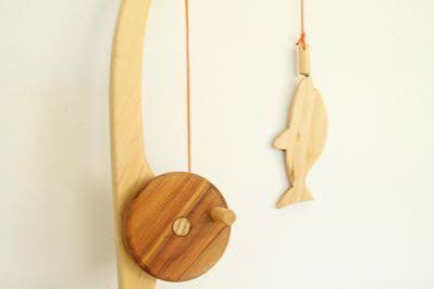 Wooden Fishing Set
