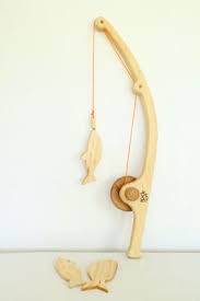 Wooden Fishing Set