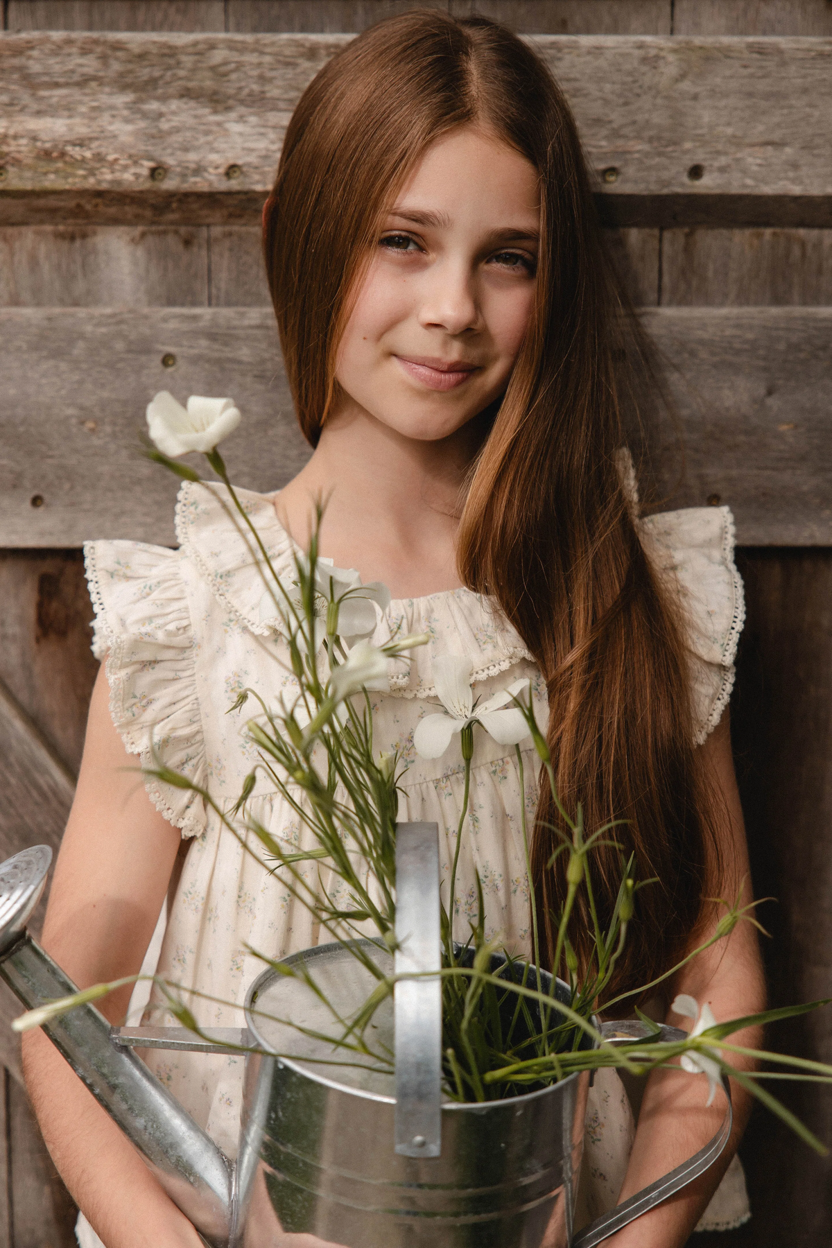 Organic Cotton Banks Blouse - Justine Orchid