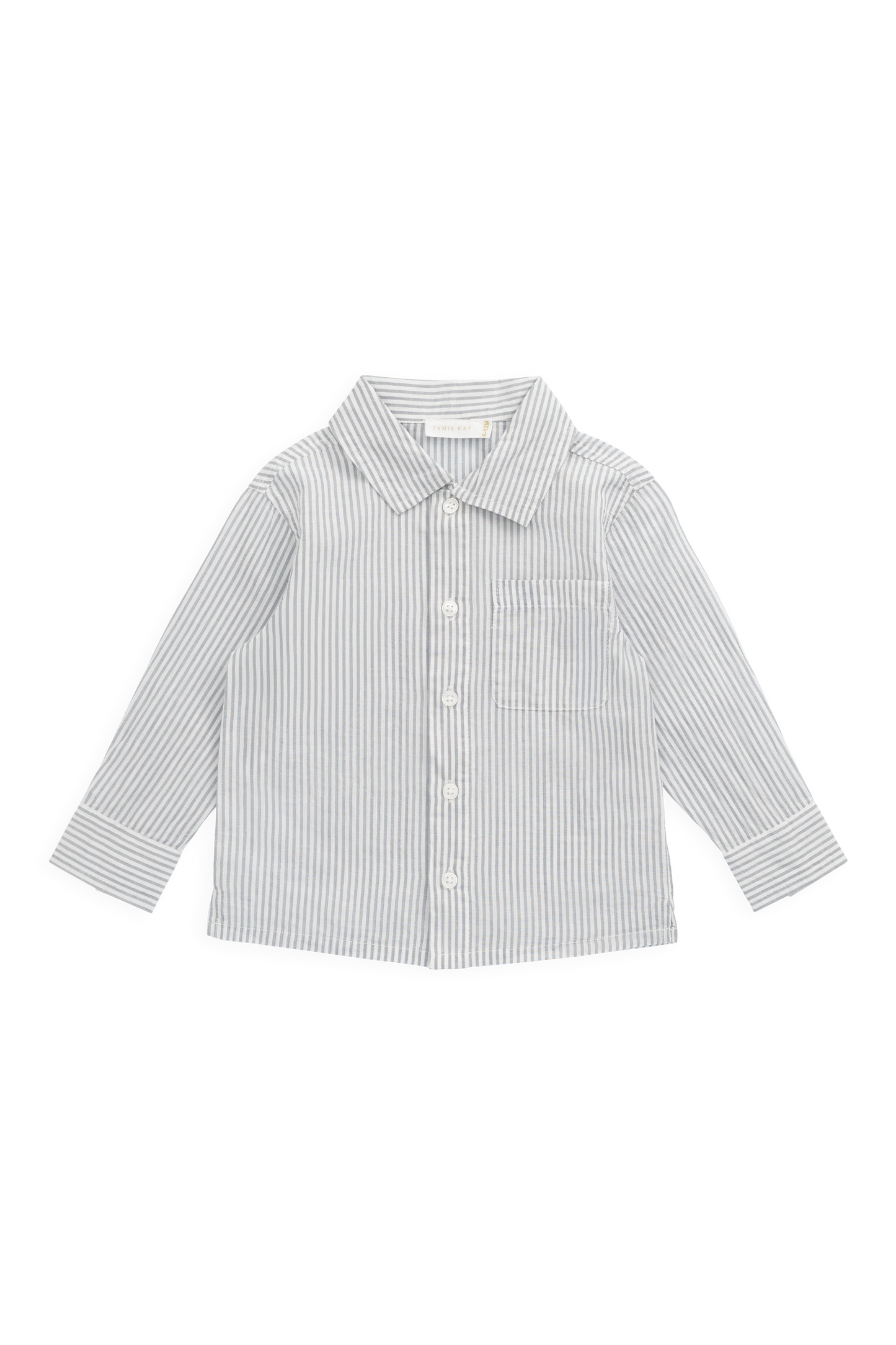 Organic Cotton Isaiah Shirt - Harbour Stripe