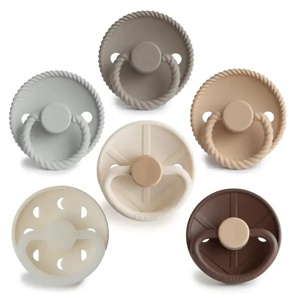 FRIGG 6-Pack Pacifiers Silicone Earthy Wonder