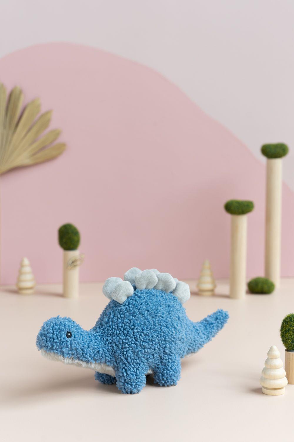 Baby Stu the Stegosaurus Blue