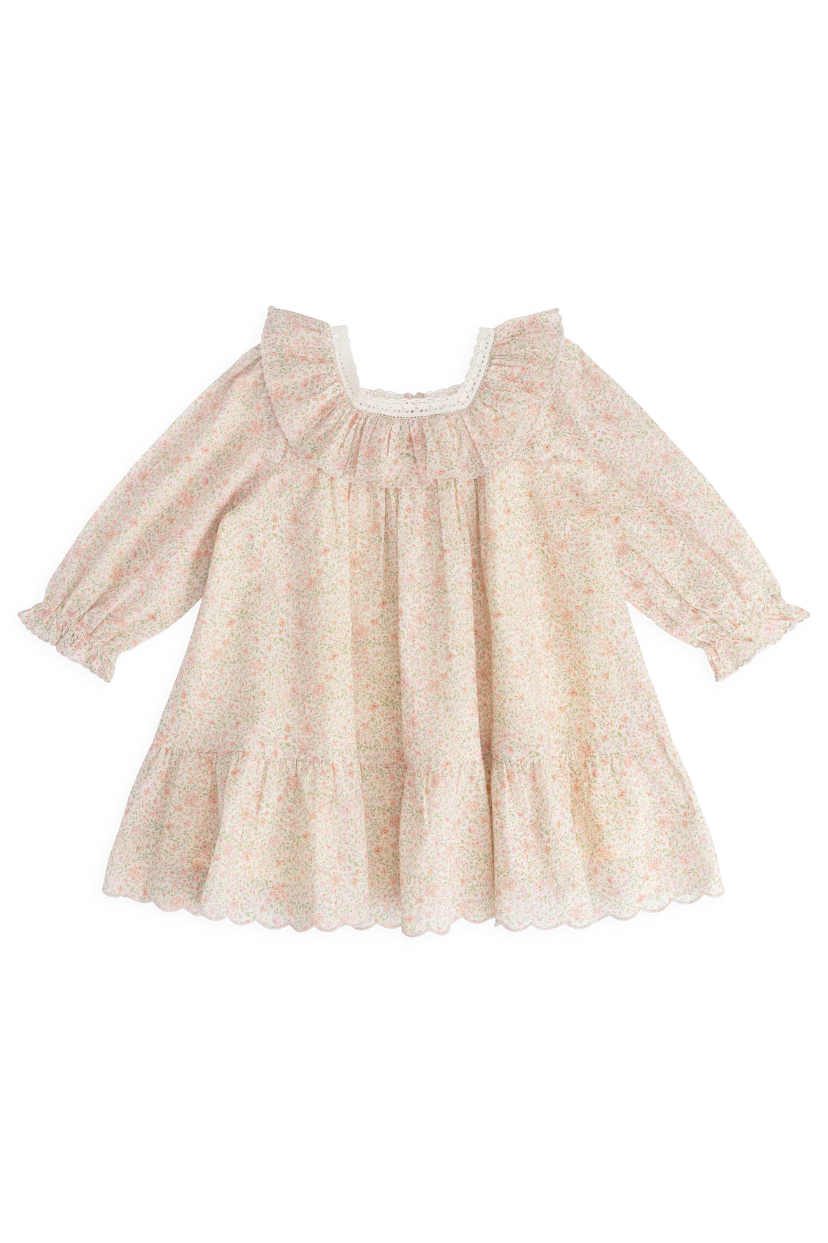 Organic Cotton Misty Dress - Flora Pink