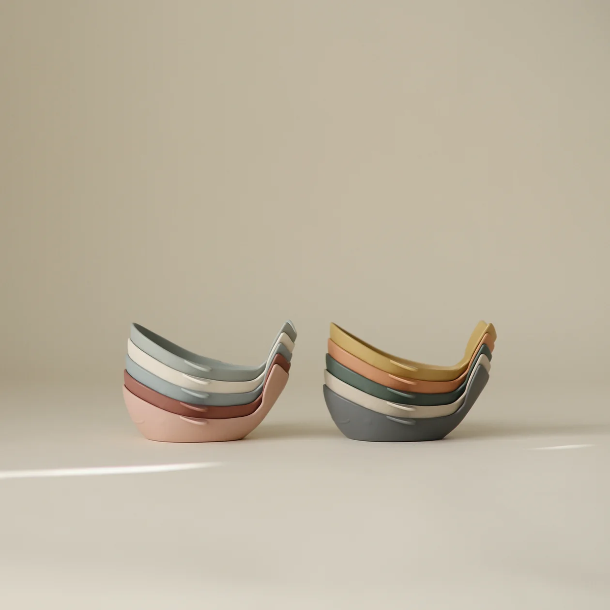 Mushie Whale Bath Stackers - Original