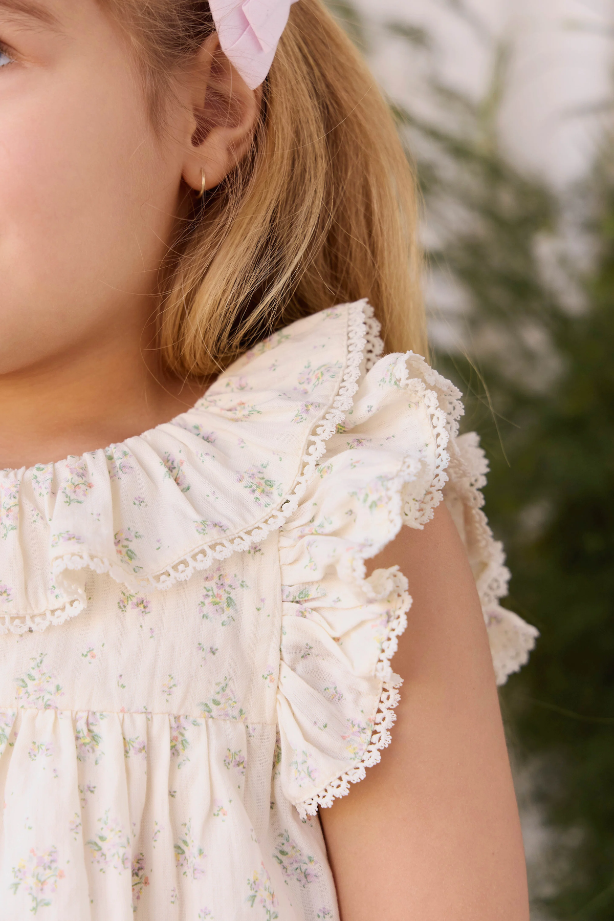 Organic Cotton Banks Blouse - Justine Orchid
