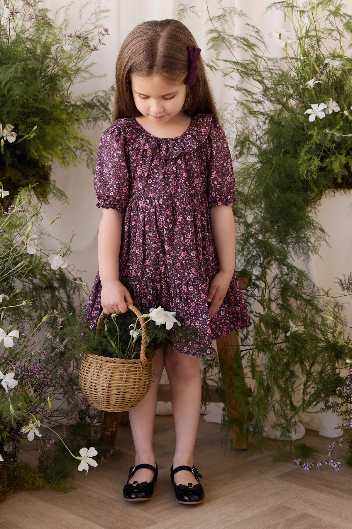 Organic Cotton Acacia Dress - Flora Fig