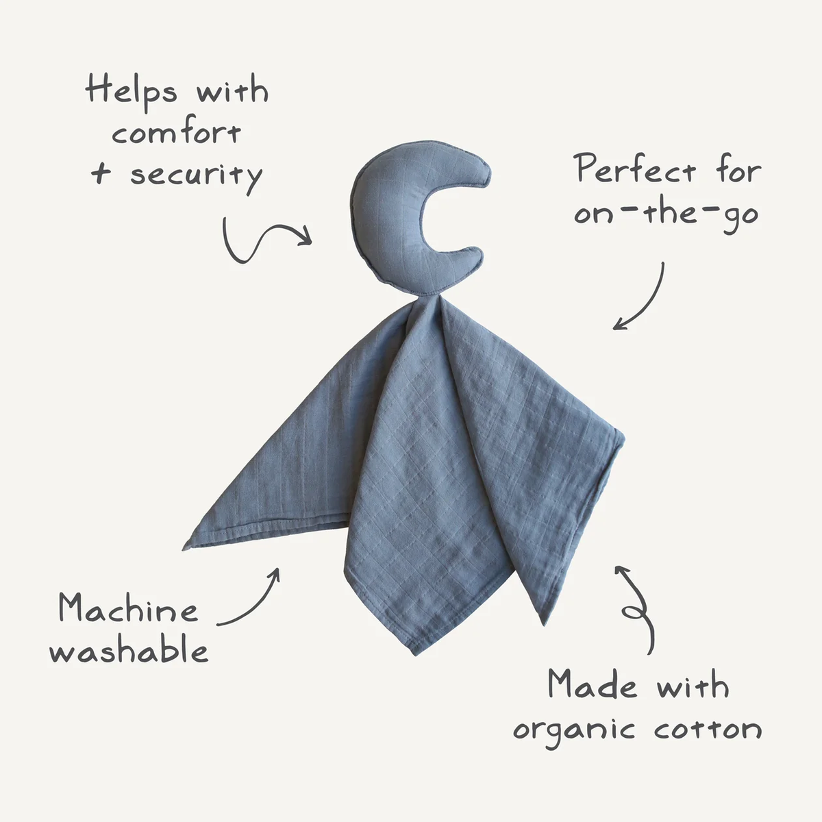 Mushie Lovey Blanket - Blush
