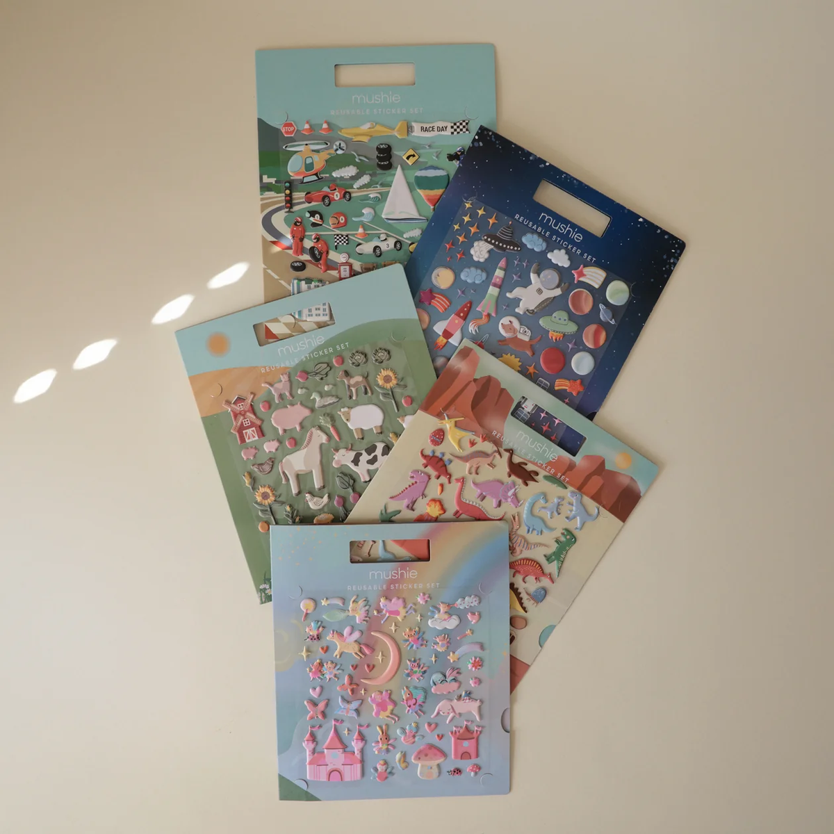 Mushie Reusable Sticker Set - Farm