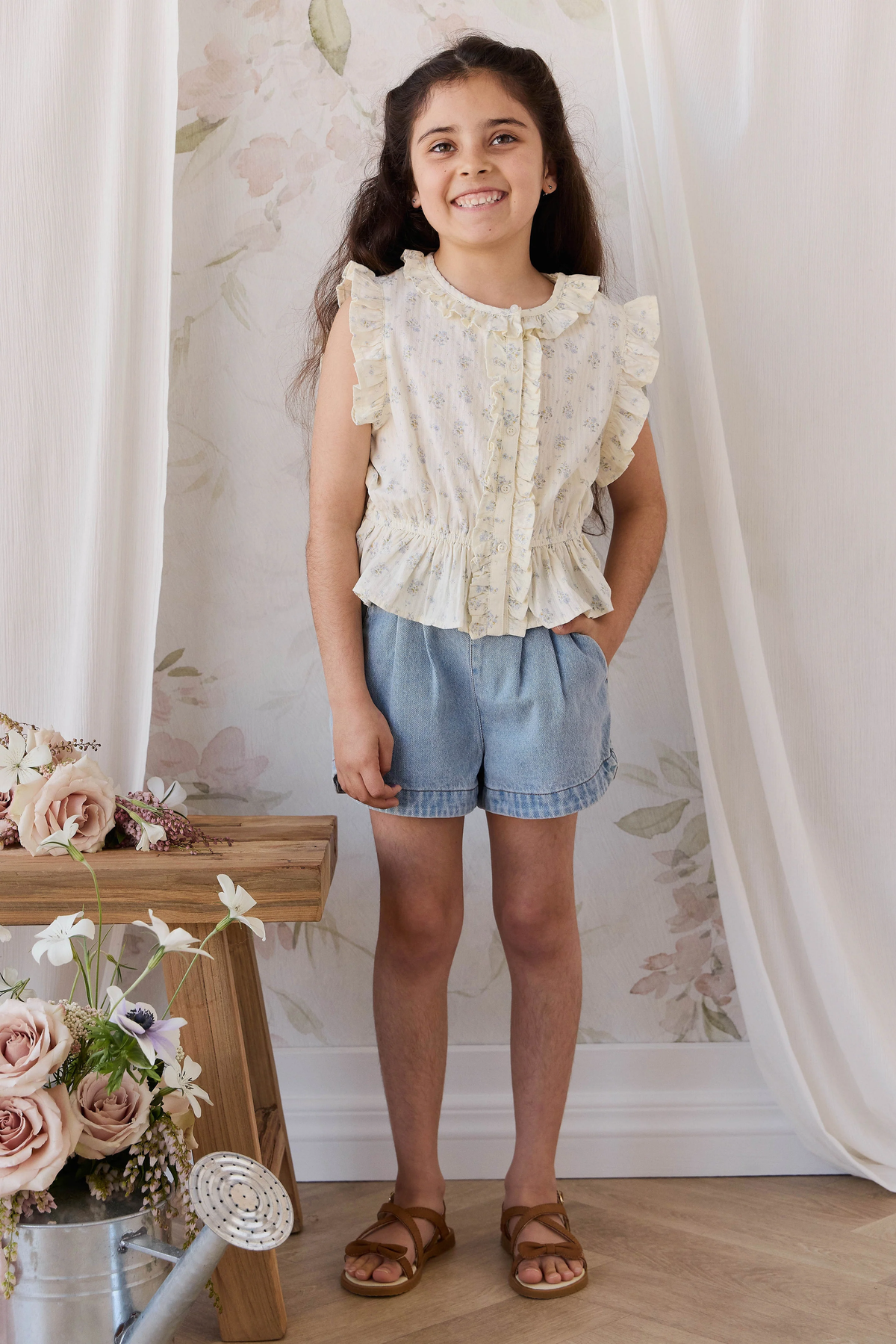 Jardine Short - Light Wash