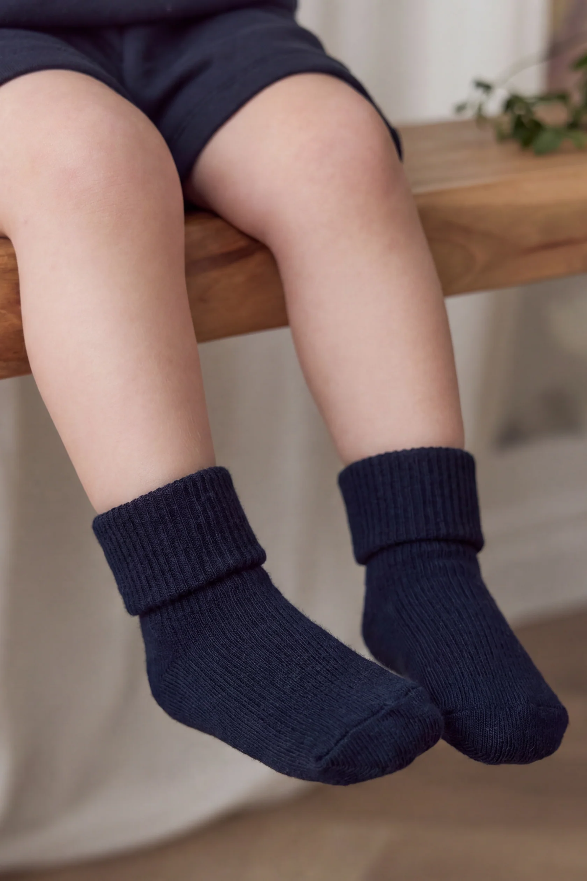 Classic Rib Sock - Navy