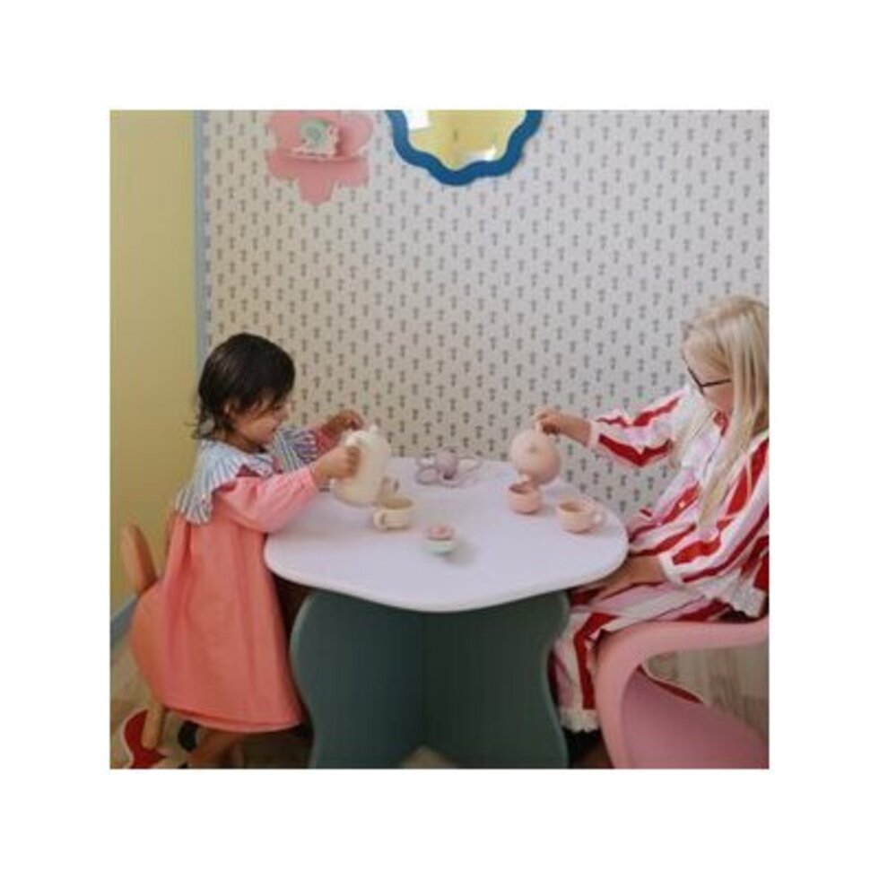 Mushie Silicone Tea Play Set - Cambridge Blue