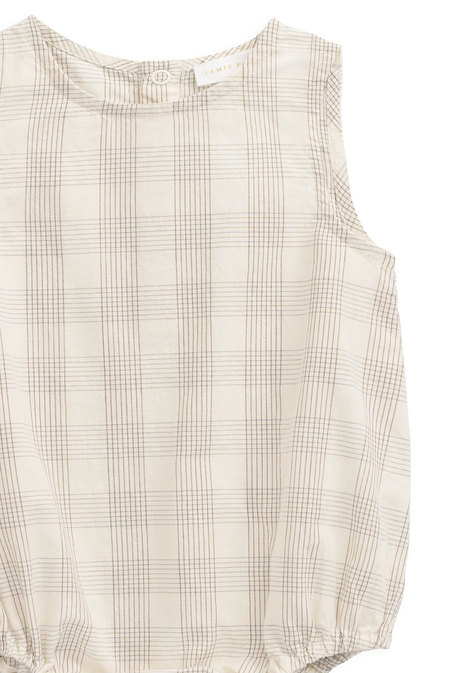 Organic Cotton Bentley Playsuit - Joe Check Natural