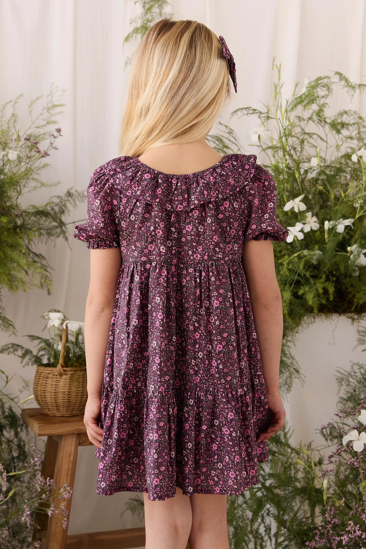 Organic Cotton Acacia Dress - Flora Fig