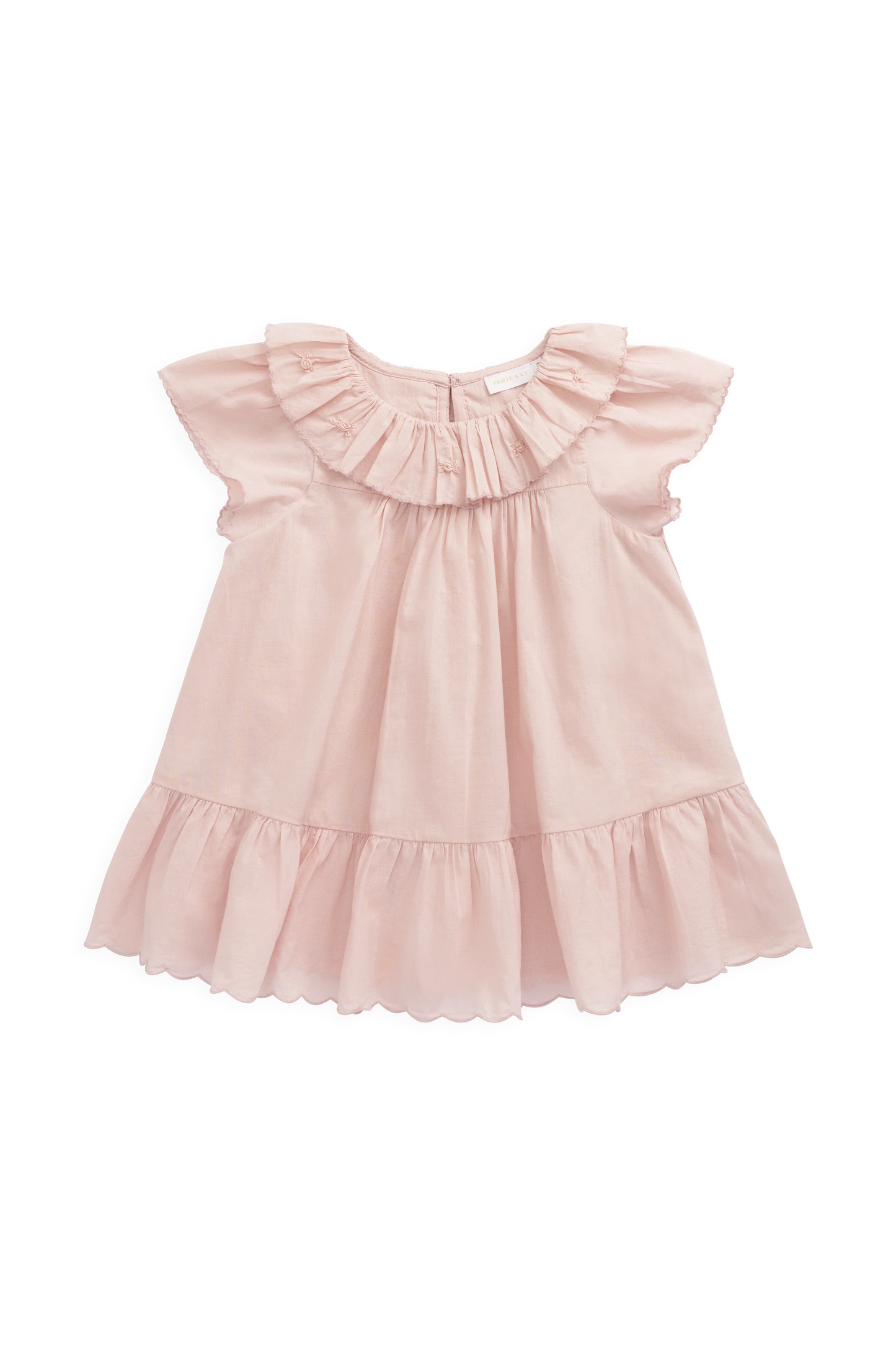 Organic Cotton Calianna Dress - Shell Pink
