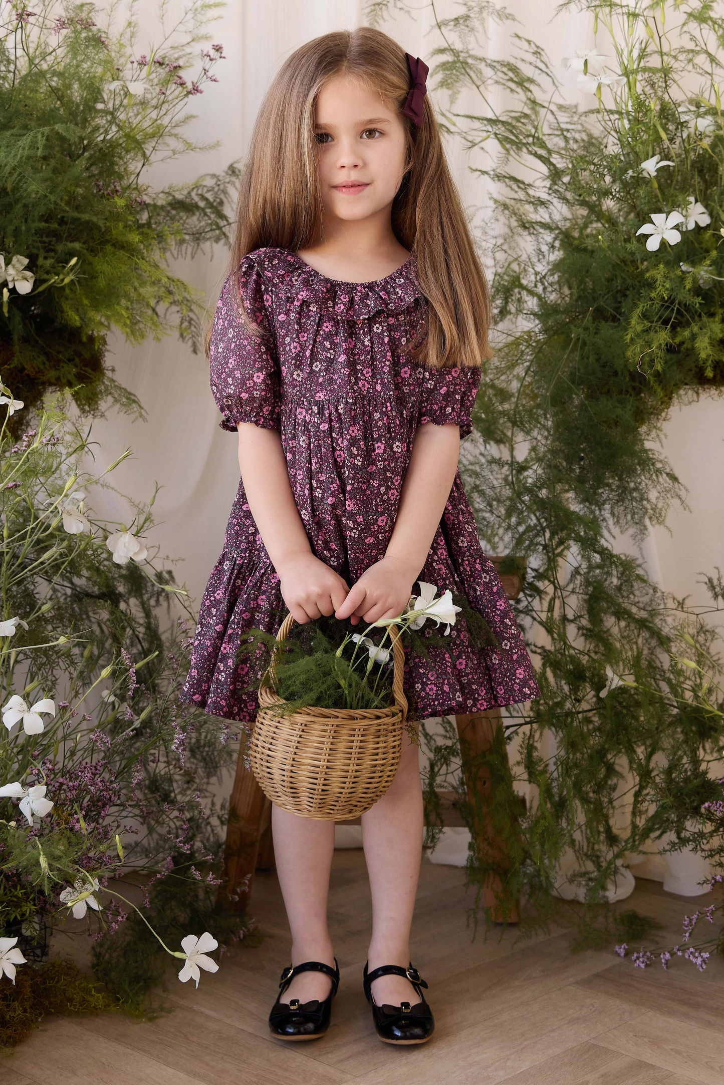Organic Cotton Acacia Dress - Flora Fig