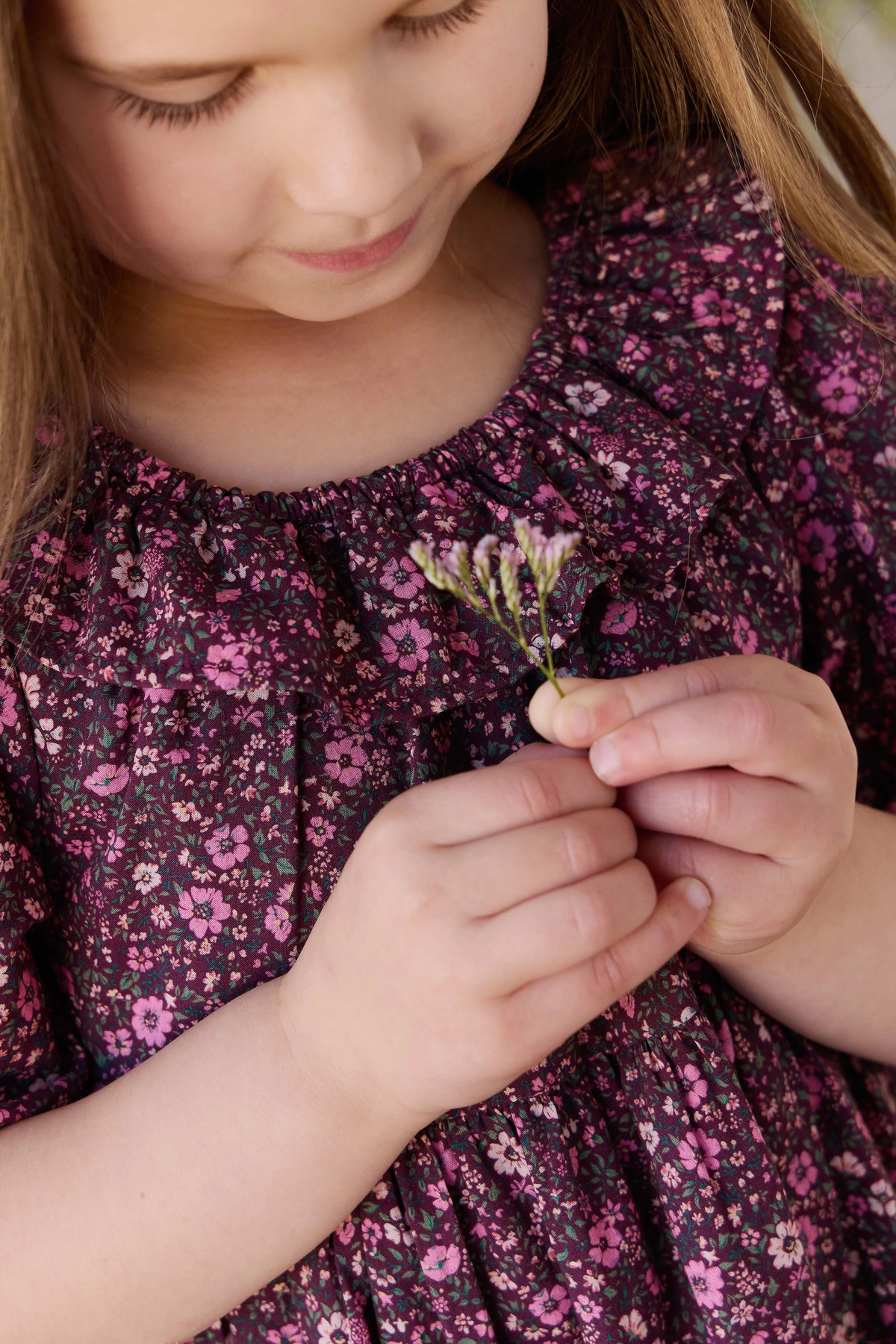 Organic Cotton Acacia Dress - Flora Fig